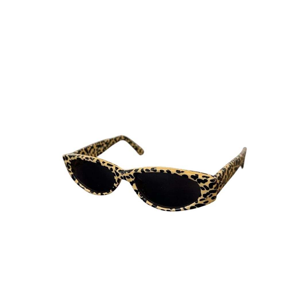 A.J. Morgan Leopard Oval Sunglasses - Frame Only